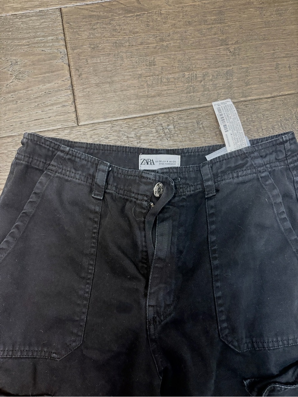 ZARA Black Cargo Pants